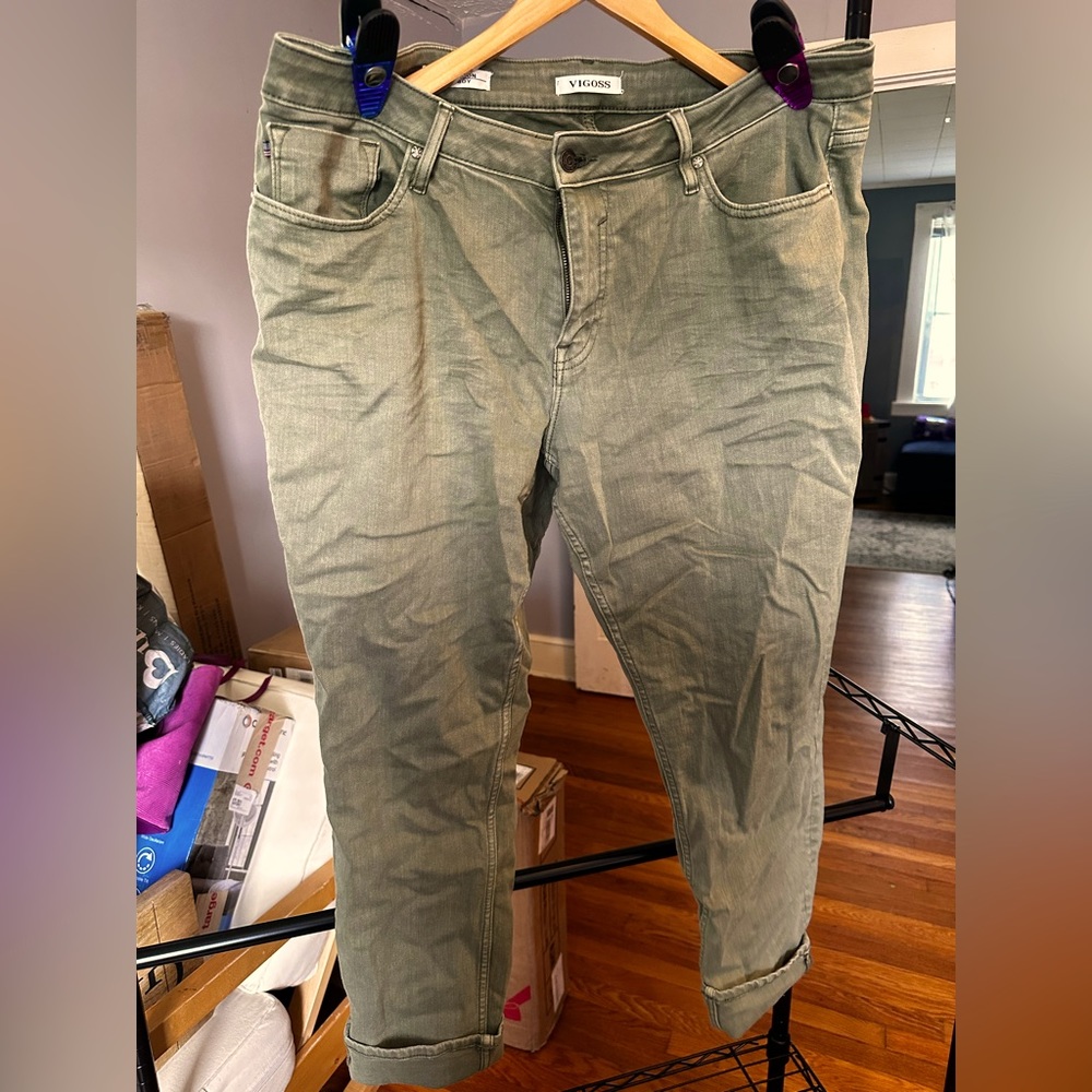 Army Green Skinny Jegging | Vigoss | 18
